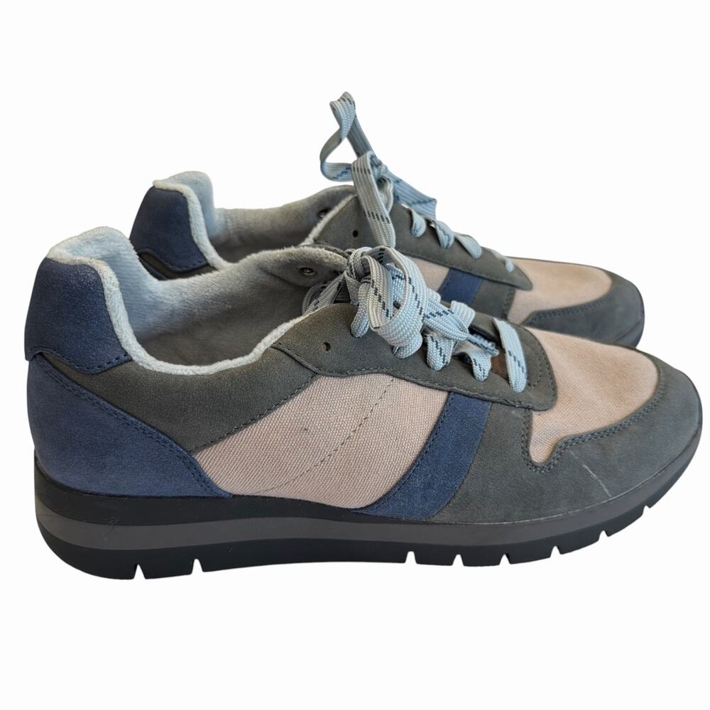 SOUL Naturalizer Charlie Sneaker Women's 9.5 M Gray Blue Colorblock Retro walk